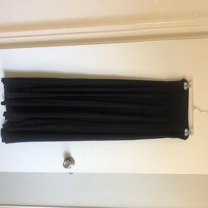 Black maxi skirt